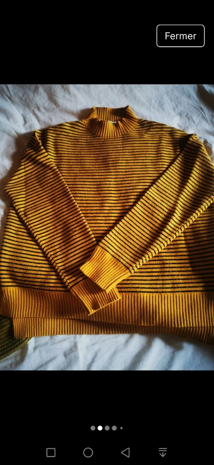 Joli pull col cheminé - photo numéro 2