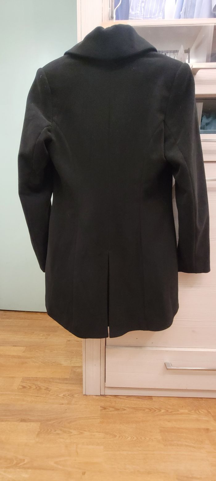 Manteau noir femm– élégant et original - photo numéro 2