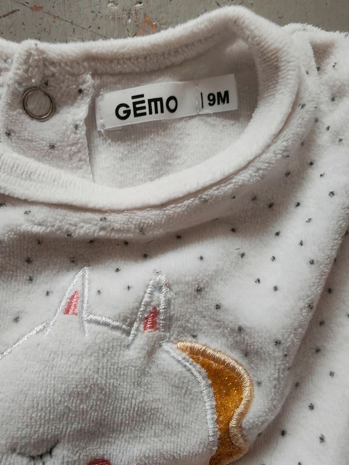 Pyjama bébé fille 9 mois – Gemo – Licorne 🦄 - photo numéro 3