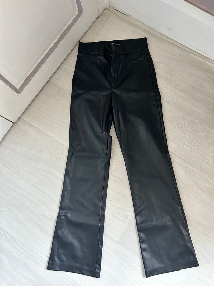 Pantalon en cuir Zara - photo numéro 8