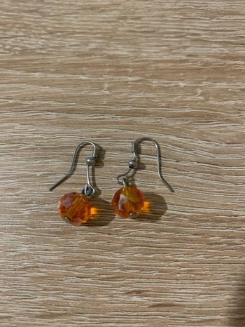 Boucles d’oreilles orange