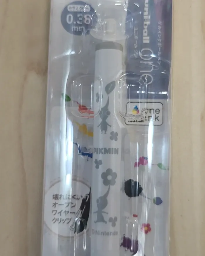 Stylo Pikmin Uni-ball 0.38 mm gris - photo numéro 2