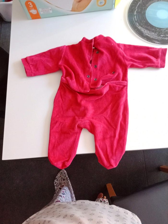 Pyjama bébé rouge - photo numéro 3