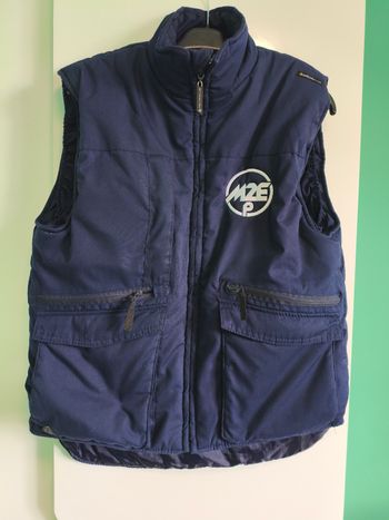 Gilet sans manches bleu marine taille S