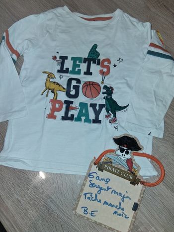 Tee shirt manche longue sergent major garcon 6 ans