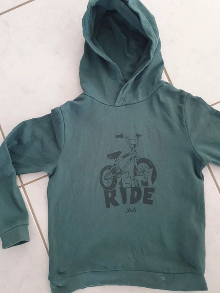 Sweat à capuche garçon 10 ans Kiabi V6 - photo numéro 3