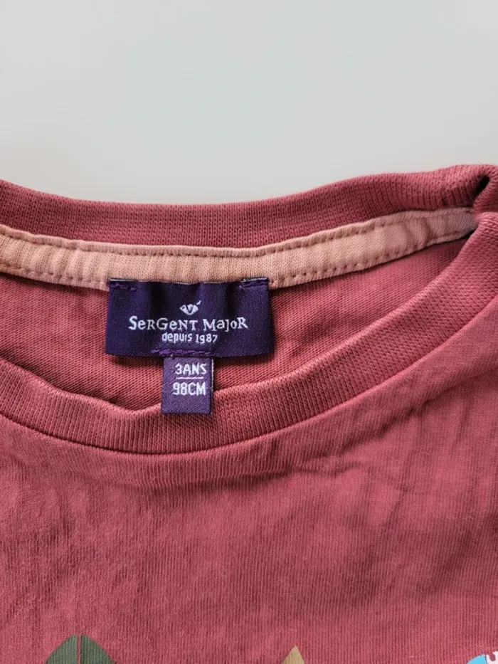 T shirt sergent major 3 ans - photo numéro 3