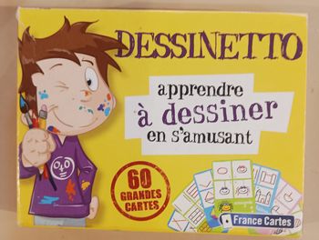 Jeu éducatif Dessinetto 60 cartes pour apprendre à dessiner