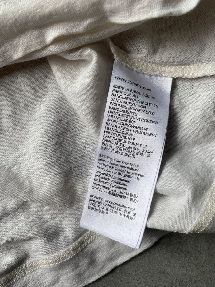 T-shirt en lin taille M - photo numéro 3