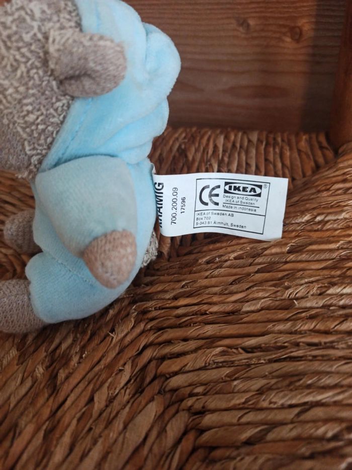Peluche petit mouton Ikea bleu Kramig tbe - photo numéro 3