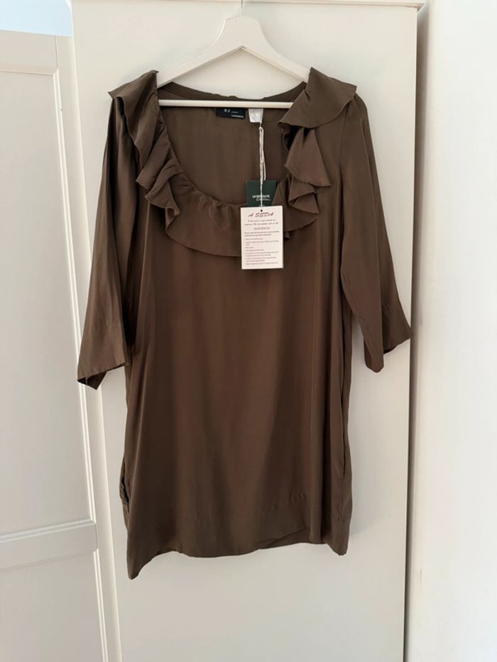 Superbe robe neuve chic en soie Et vous collab la redoute 🌸 42 XL - photo numéro 6
