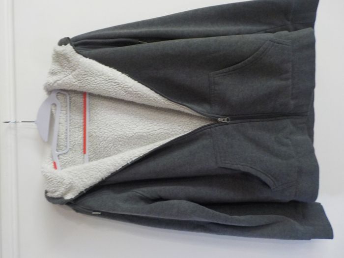 VESTE GRIS FONCE DOUBLEE POLAIRE - photo numéro 3