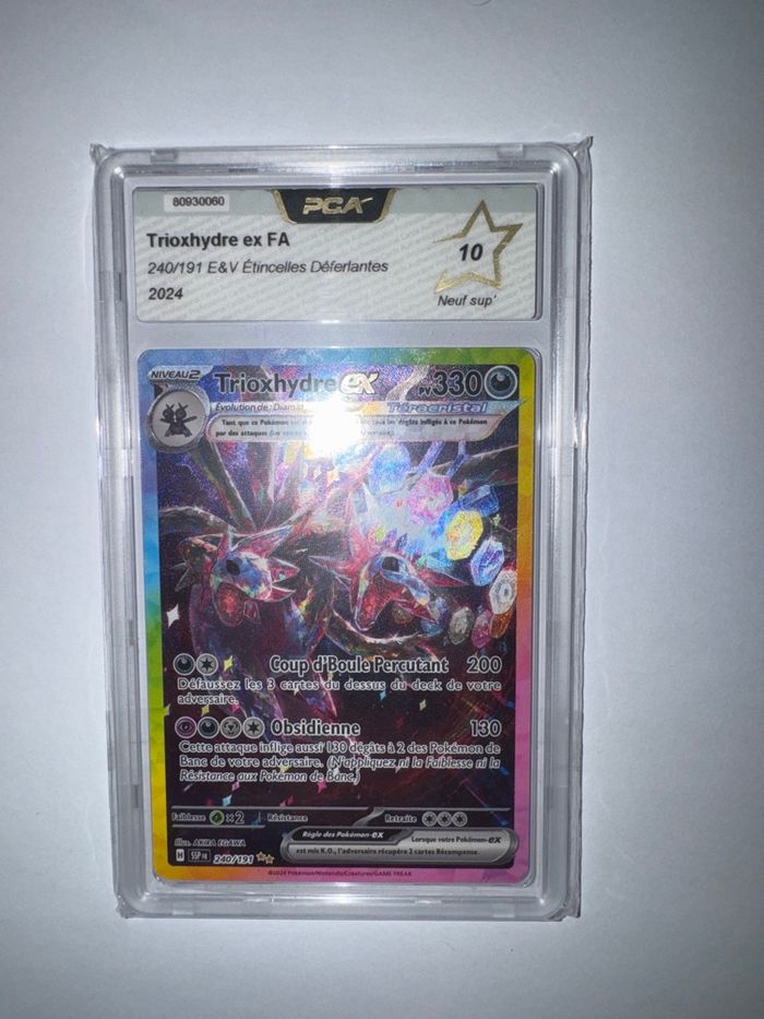 Carte Pokémon Trioxhydre 240/191 PCA 10 