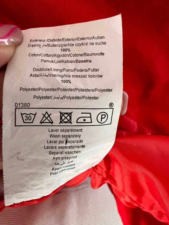 Veste femme rouge T.36 - photo numéro 5