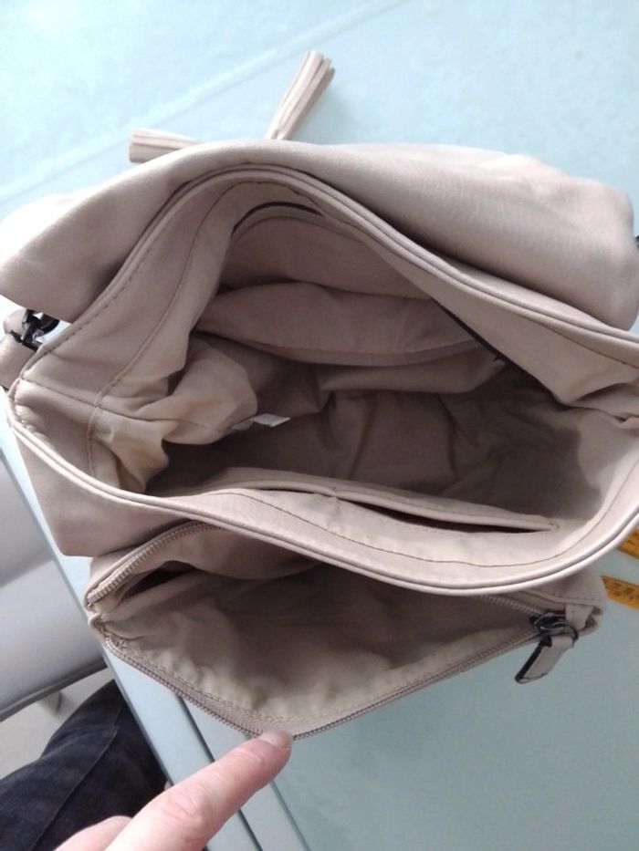 Sac bandoulière Eram beige - photo numéro 4