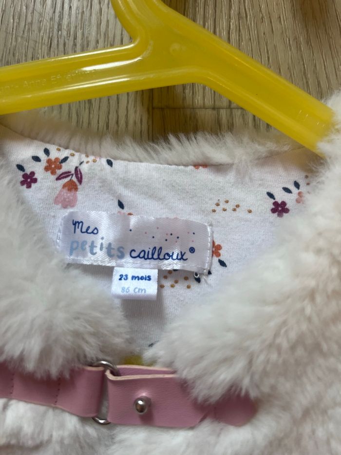 Gilet fourrure fille - photo numéro 2