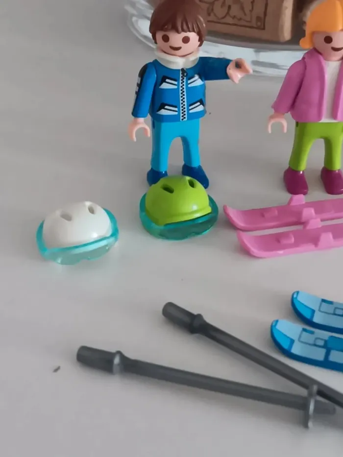 Enfants à la neige avec moniteur playmobil - photo numéro 11