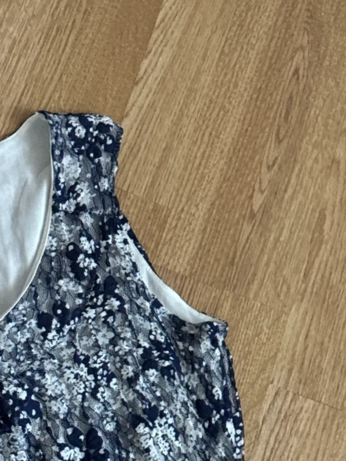Robe scottage bleu et blanche 44 - photo numéro 8