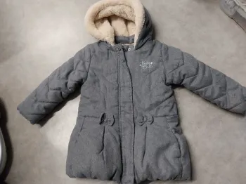 manteau doublé hiver fille 3 ans
