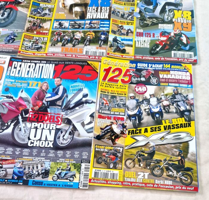 Lot de 11 revue / magazine , moto , Génération 125 , de 2004 a 2009 - photo numéro 7