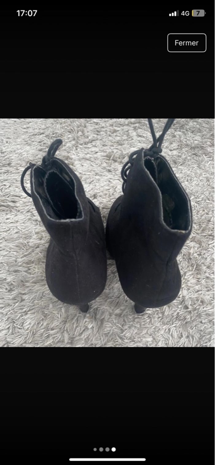 Bottine noir à talon - photo numéro 4