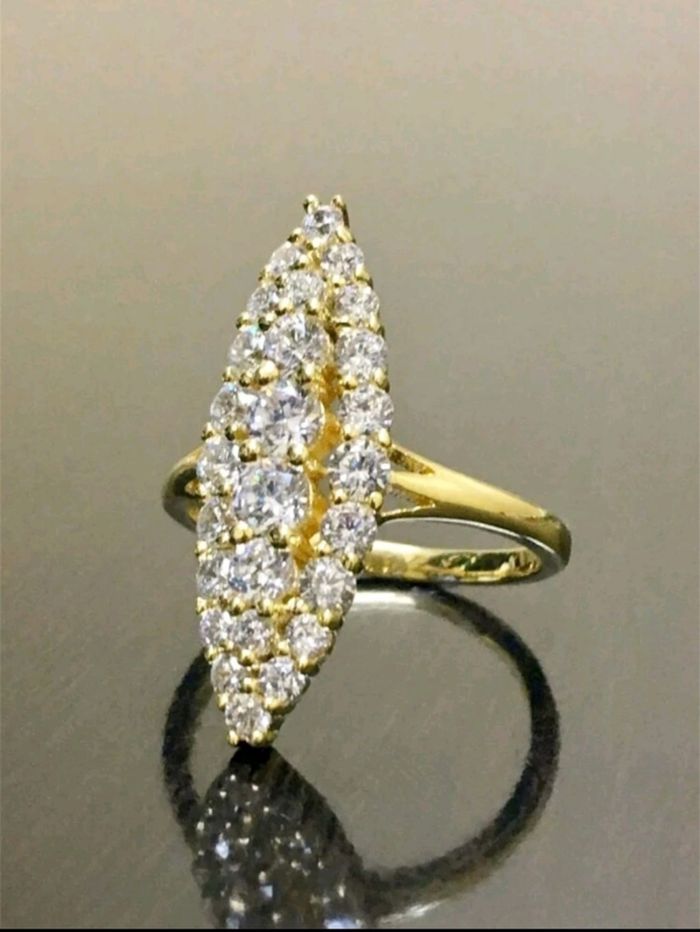 Bague marquise neuf - photo numéro 2
