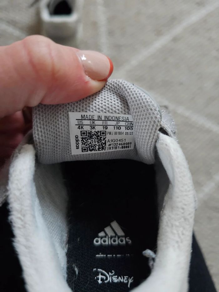 Baskets blanches scratch - Adidas - 19 - photo numéro 6