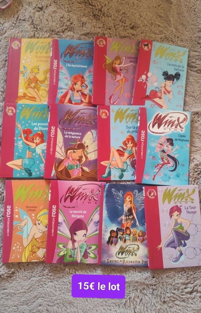 Lot livres Winx