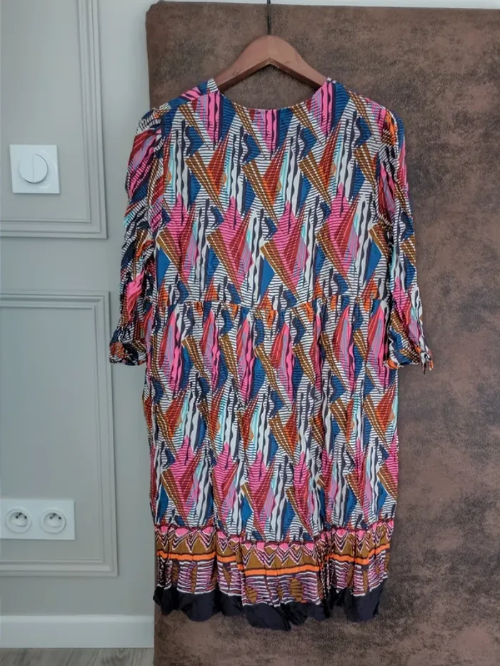 Robe Naf Naf multicolore - photo numéro 2