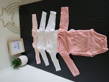 Bodies manches longues bébé fille 6 mois