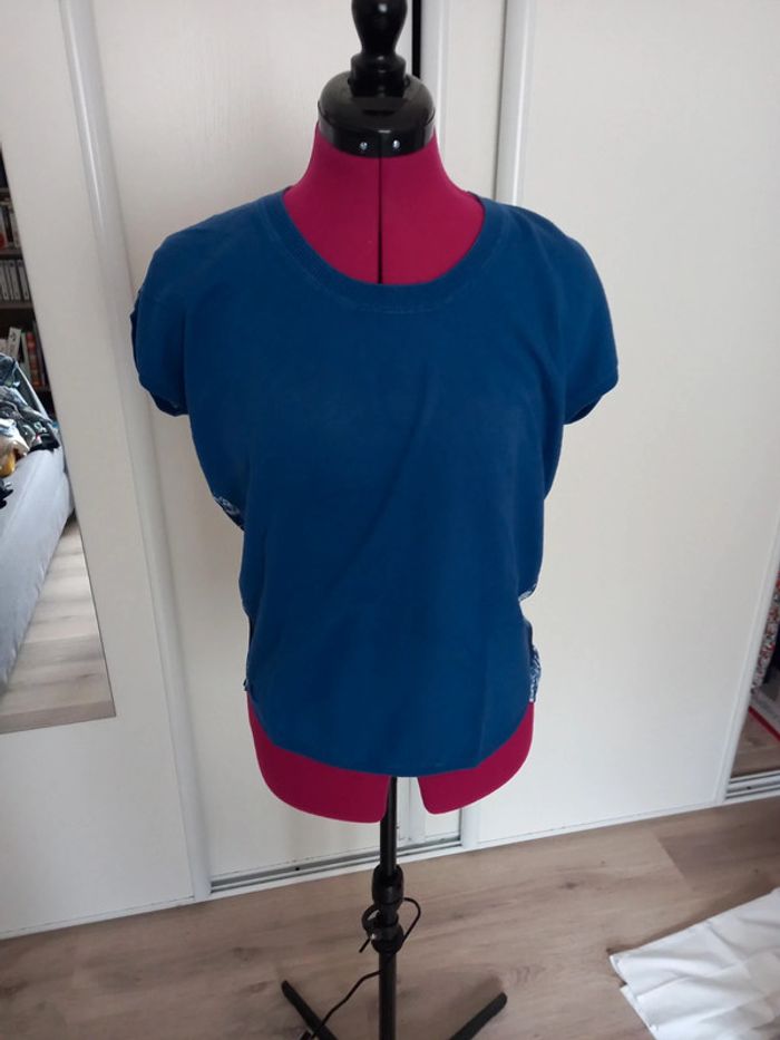 Top bi matière Miss Captain T0