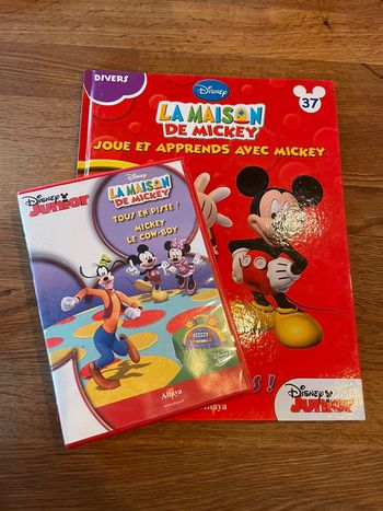 Livre Disney Junior La maison de Mickey Numero 37 avec le DVD Numéro 37