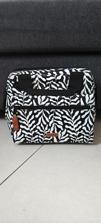 Lunch bag Cabaïa noir blanc