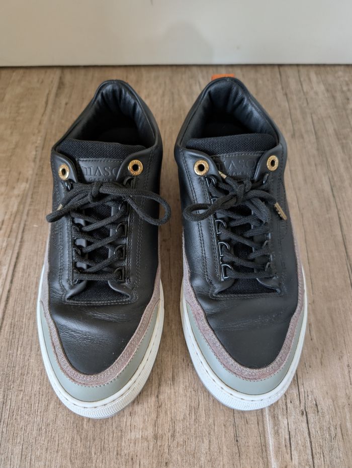 Baskets / Sneakers  Mason Garments - Noir/Gris - Cuir - Taille 41