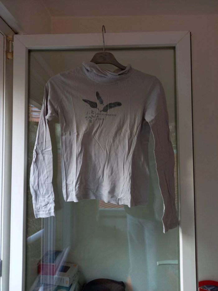 Pull col roulé gris ooxoo