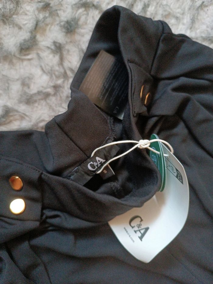 Pantalon noir chic et ample c&a neuf avec étiquette - photo numéro 4