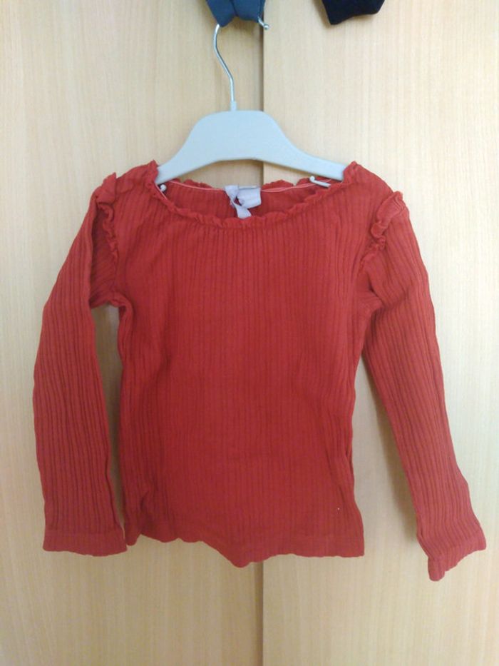 #lot de 7 t-shirts manches longues fille taille 4 ans - photo numéro 6