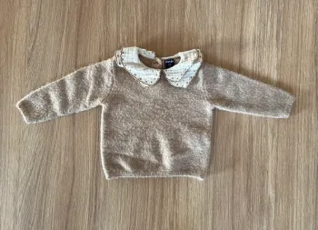 Pull beige Kiabi