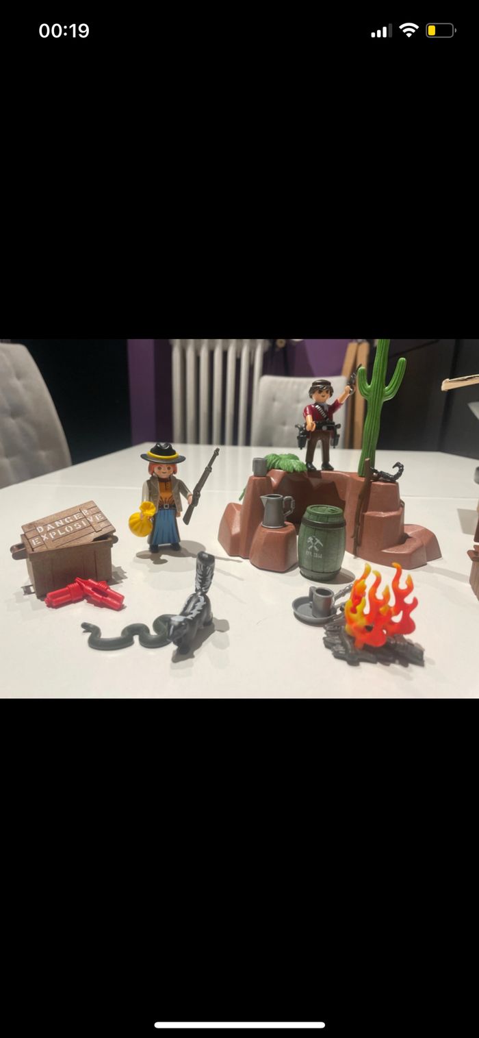 Ensemble Playmobil cow-boy - photo numéro 3