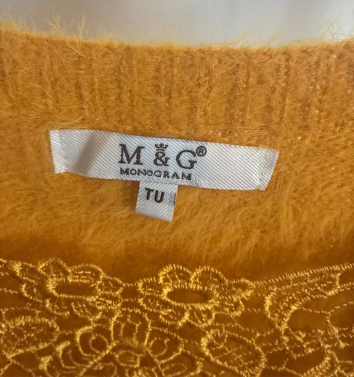 pull doux avec dentelle - photo numéro 3