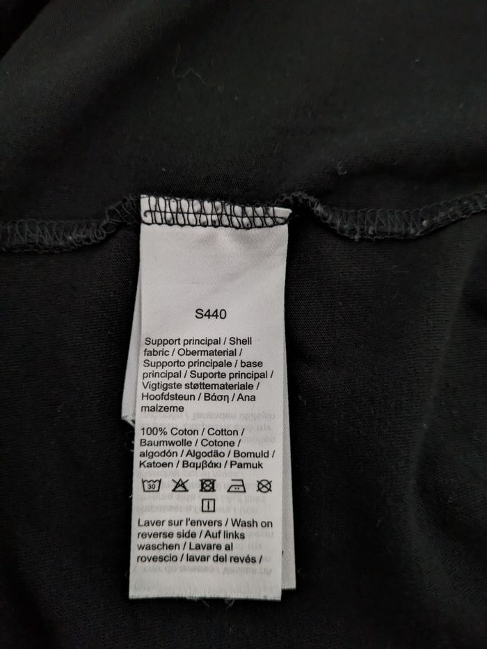 T-shirt noir Lacoste - taille M - photo numéro 5