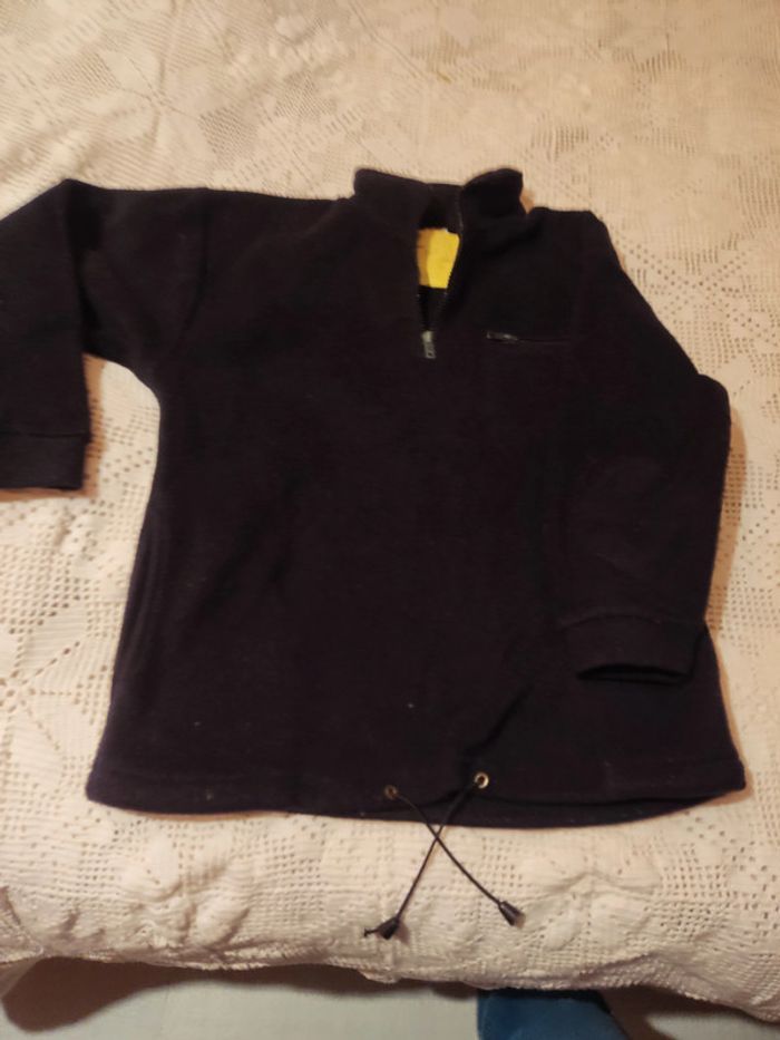 pull polaire marine 14 ans