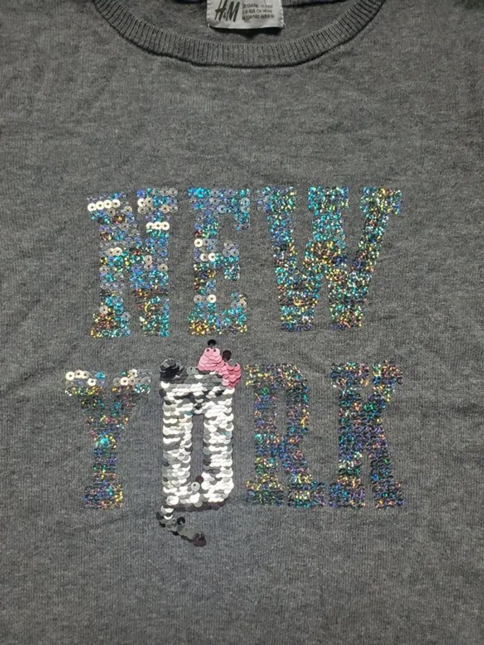 Pull fin taille 10 ans très bon état H&M - photo numéro 3