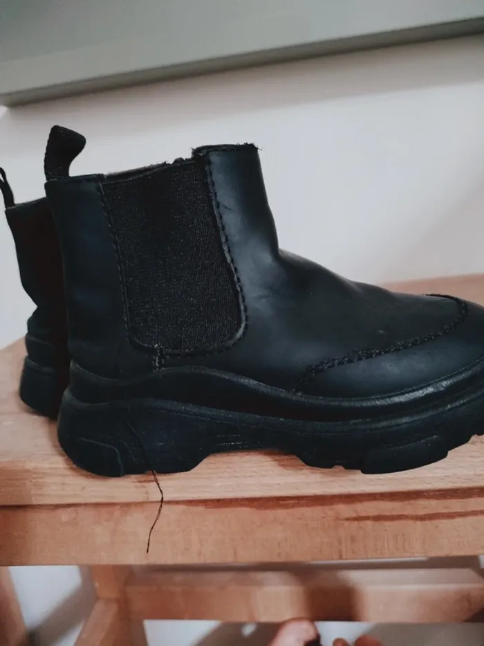Bottines Zara noires - photo numéro 5