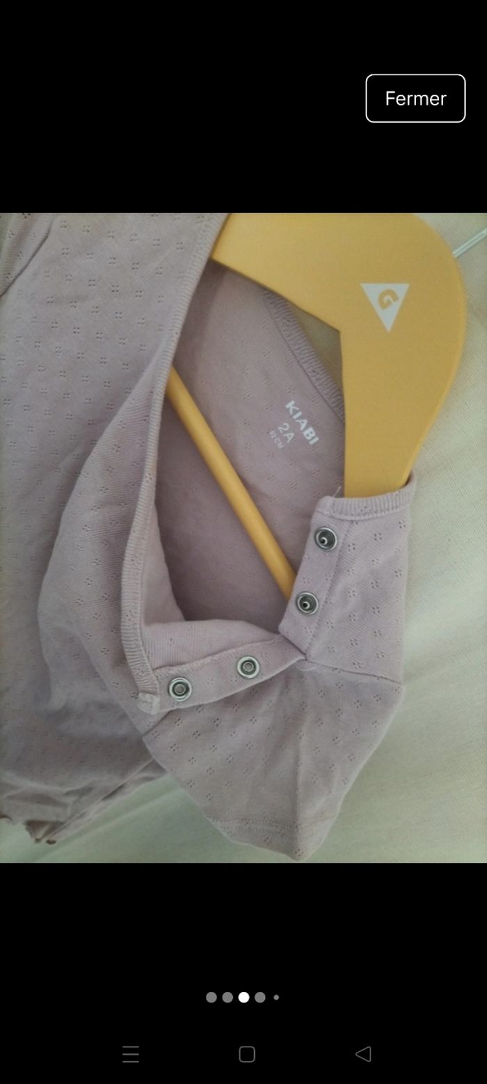 Ensemble lila Kiabi 24 mois - photo numéro 3