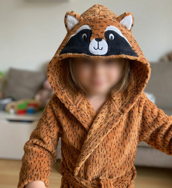 Peignoir Raton Laveur en polaire Hema – 5/6 ans (110/116)