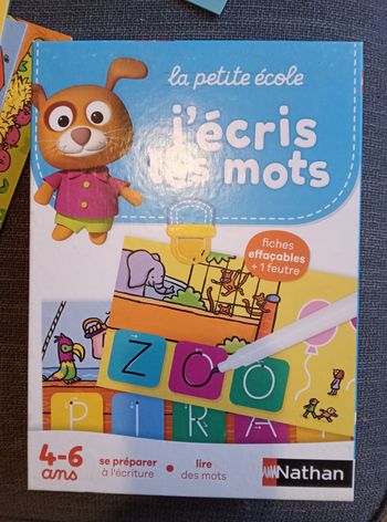 J'écris les mots, Nathan, 4-6 ans