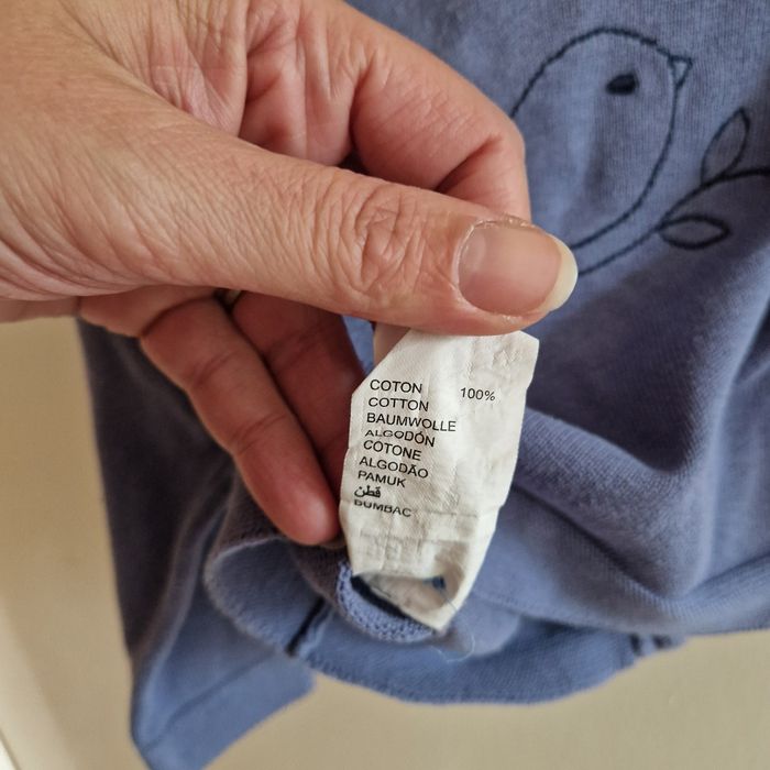 3 mois gilet bleu oiseau - photo numéro 5