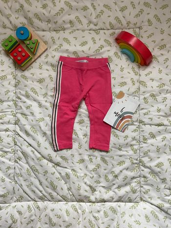 legging rose et blanc 6 mois FPC