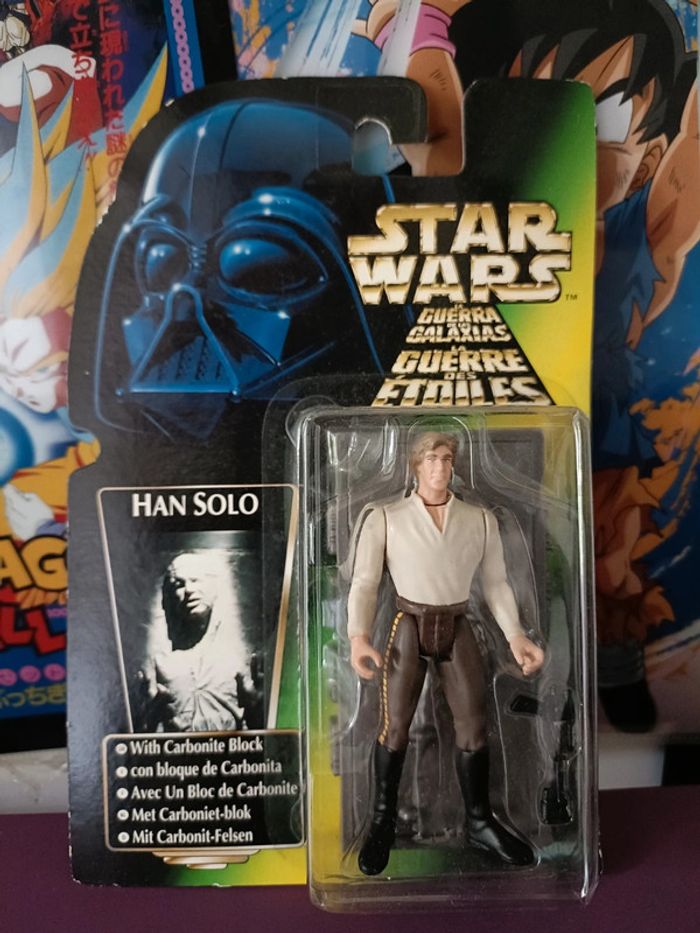 Kenner 1997 Star Wars Power of the Force: (Han Solo) with Green Backer (NIB)